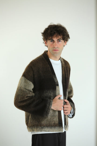 Cardigan mohair moro beige