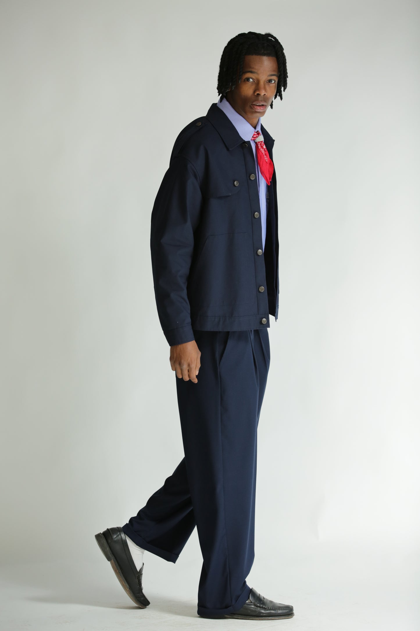 Giacca Aviator blu