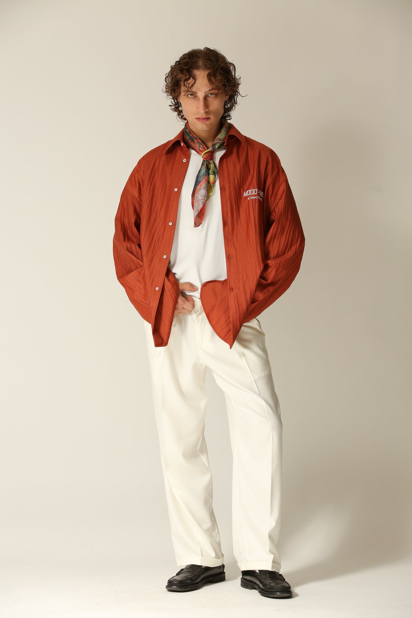 Camicia mondo color rame