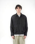 Camicia 2IN1 gessato nero