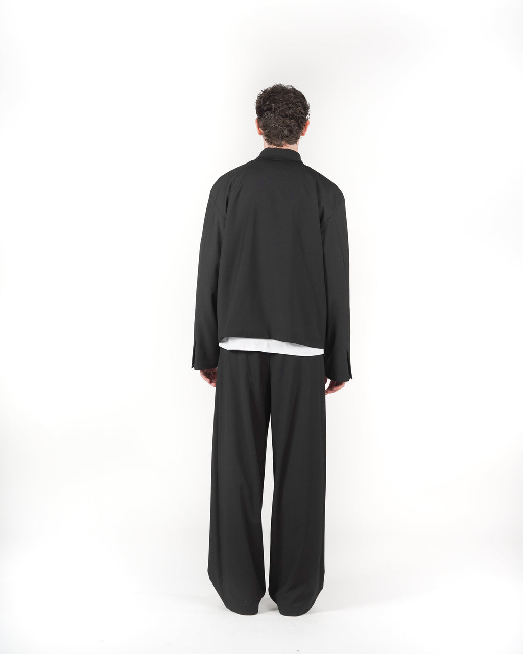 Giacca full zip nera