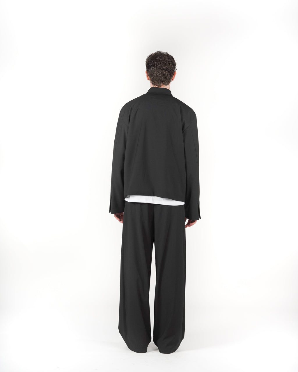 Pantalone baggy sartoriale nero