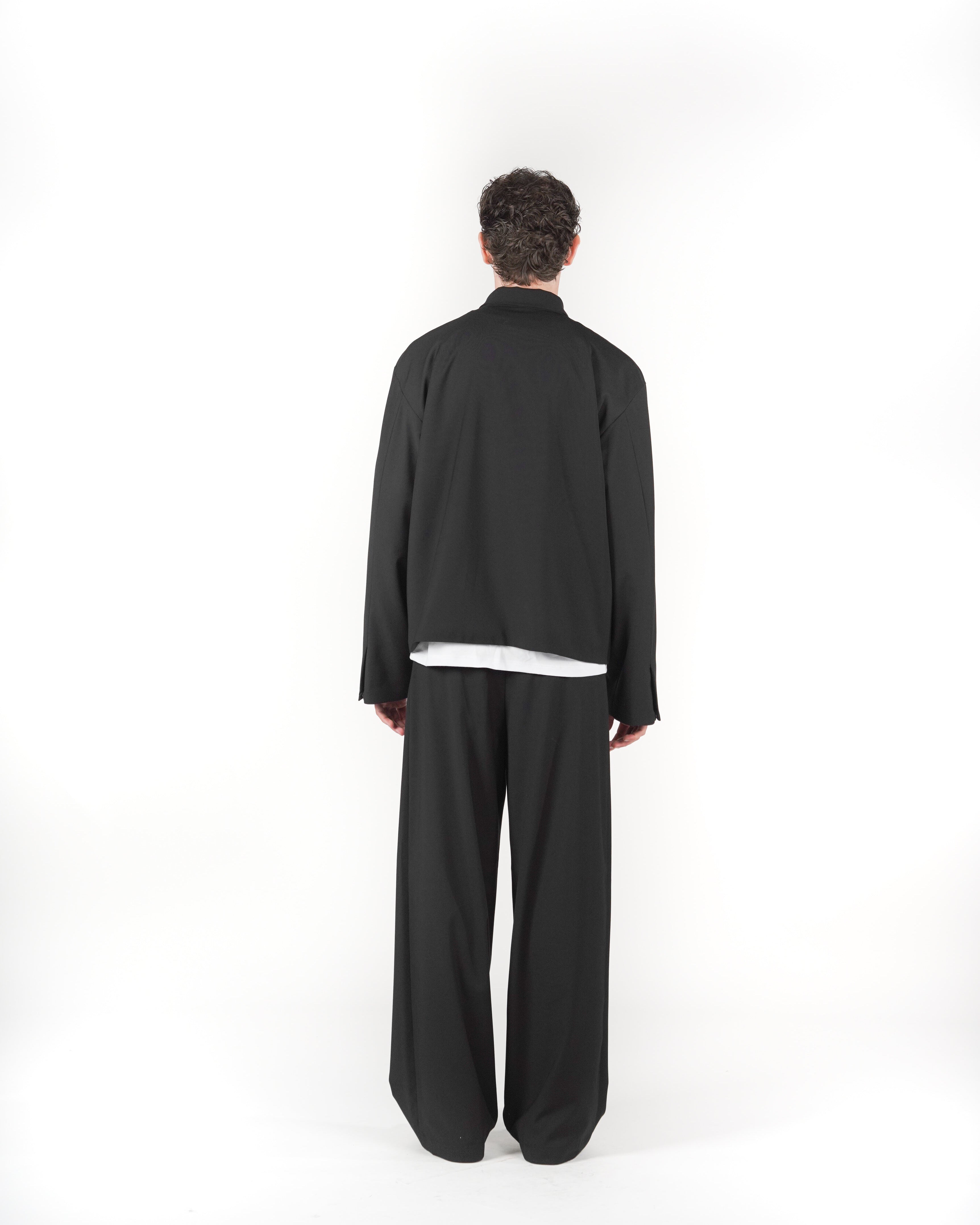 Pantalone baggy sartoriale nero