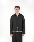 Giacca full zip nera