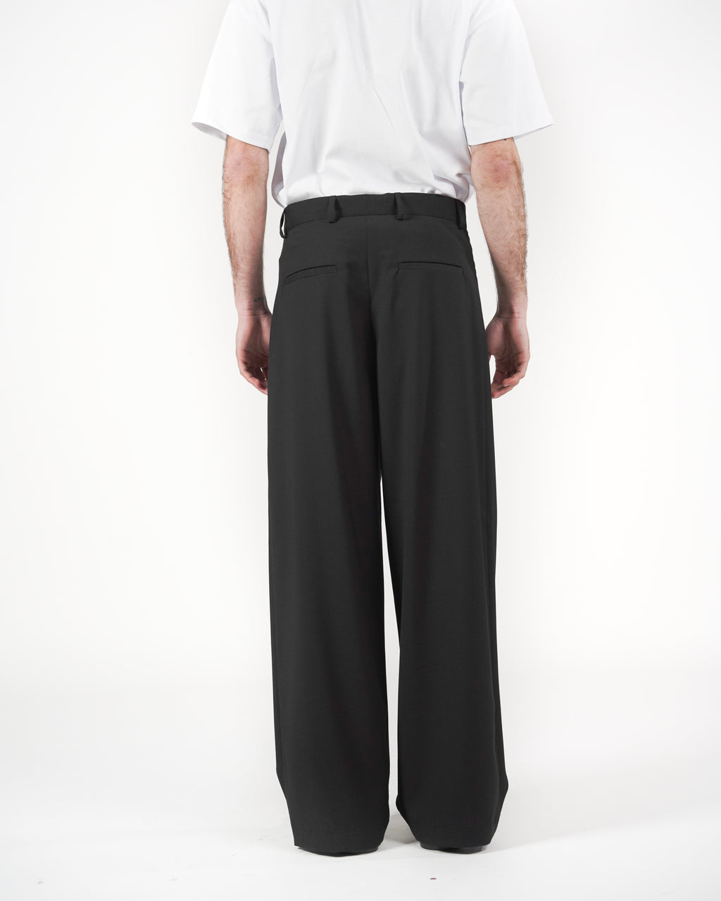 Pantalone Baggy sartoriale nero