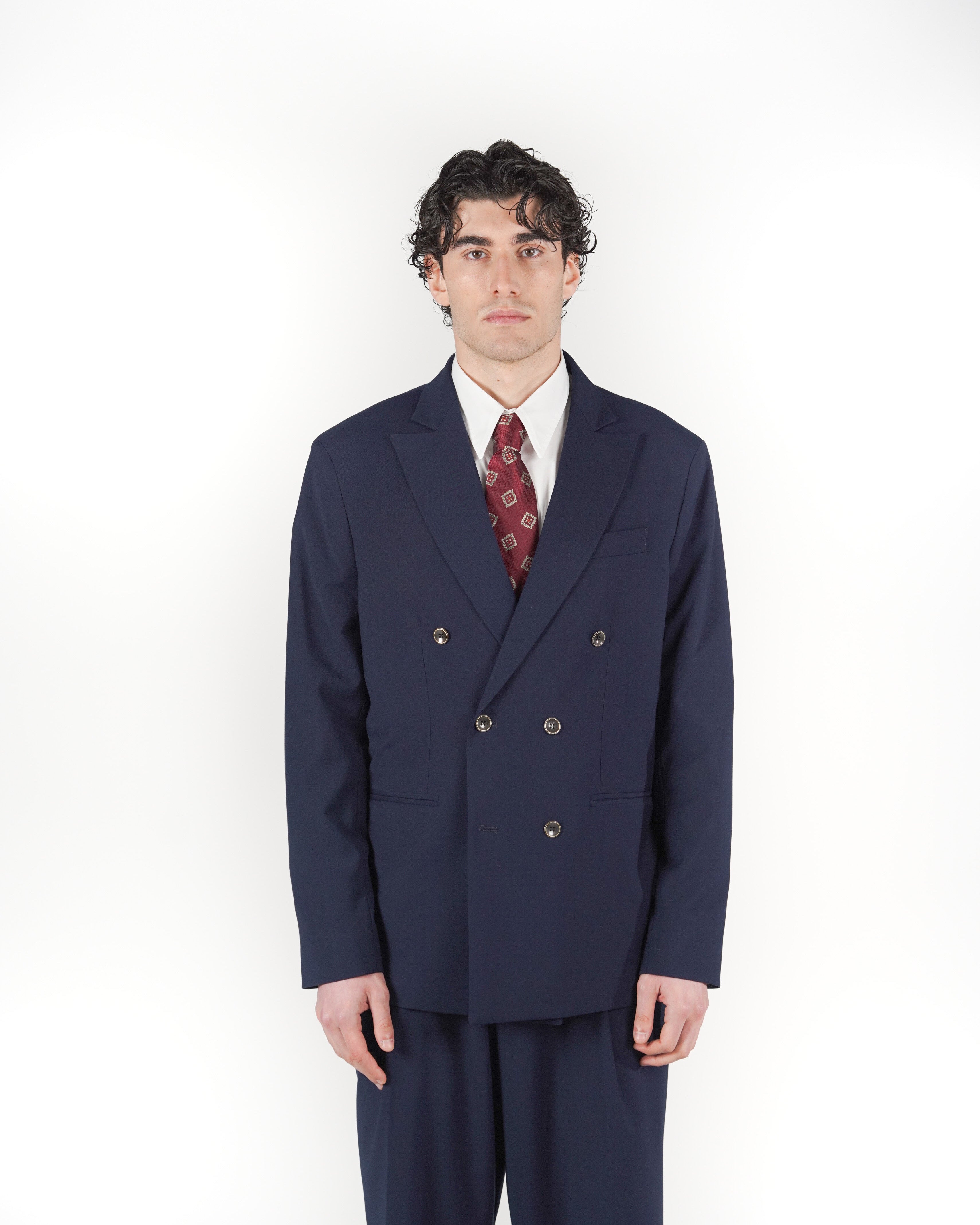 Giacca Doppiopetto blu