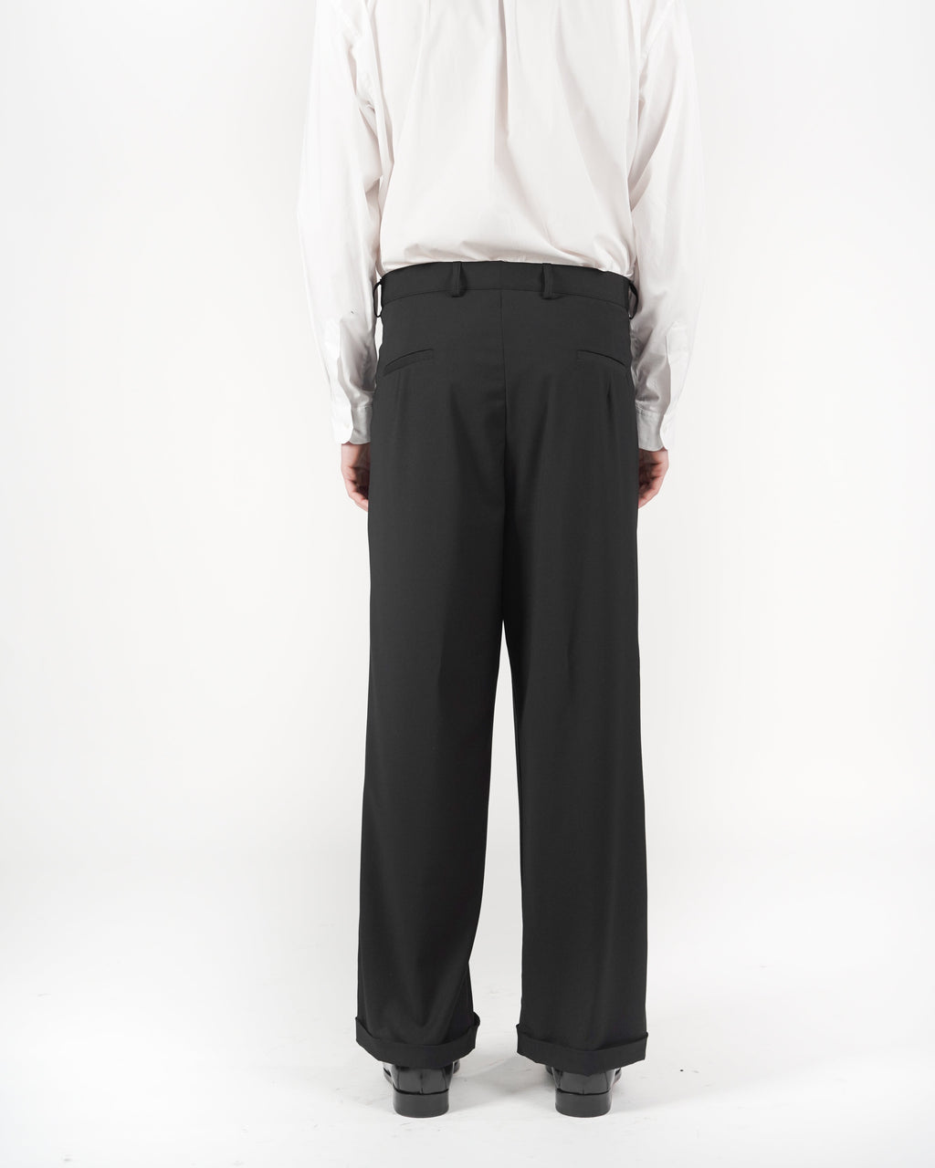 Pantalone loose fit sartoriale nero