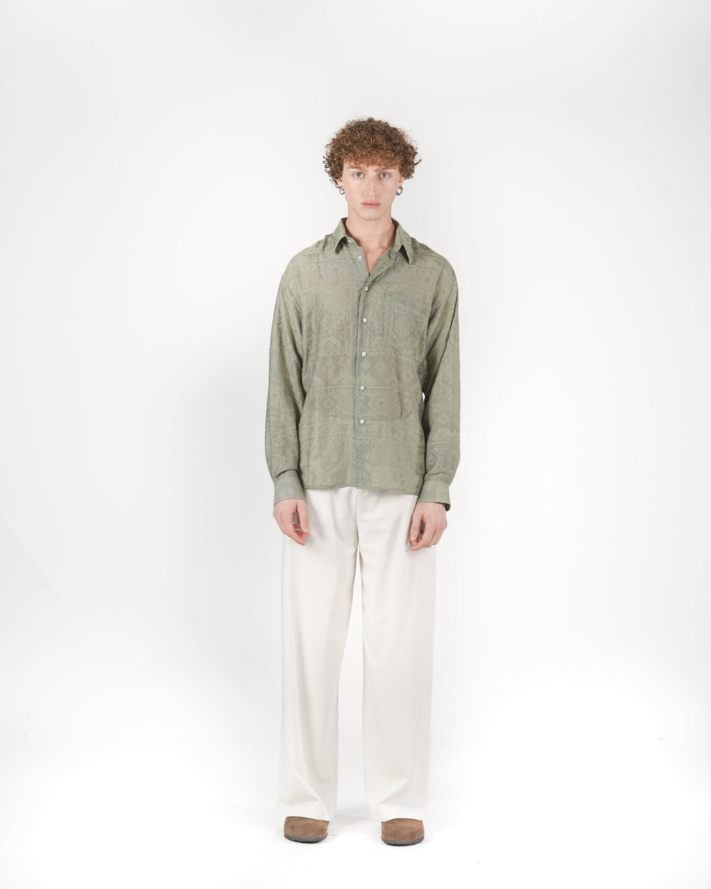 Camicia fillen M/L verde