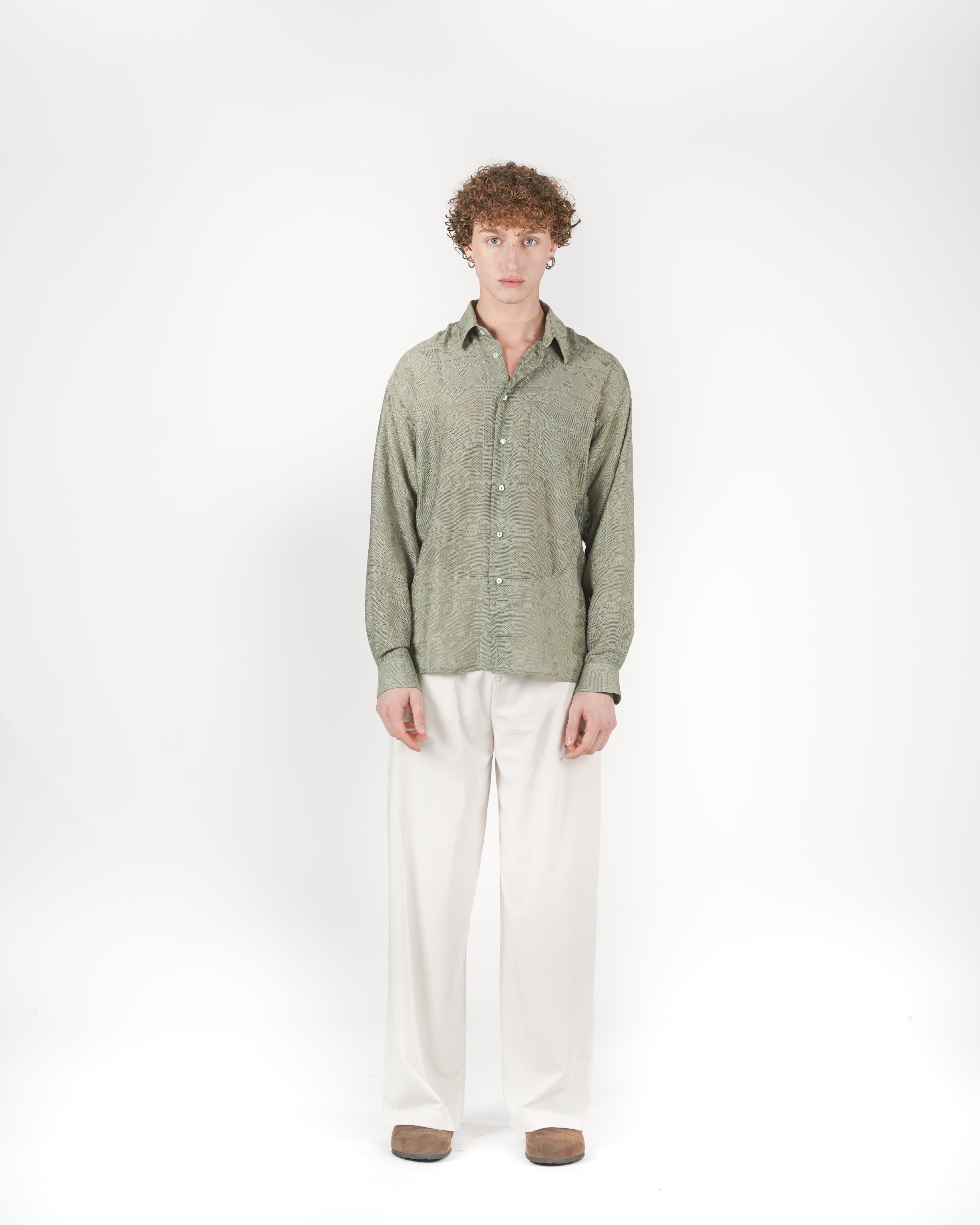 Camicia fillen M/L verde