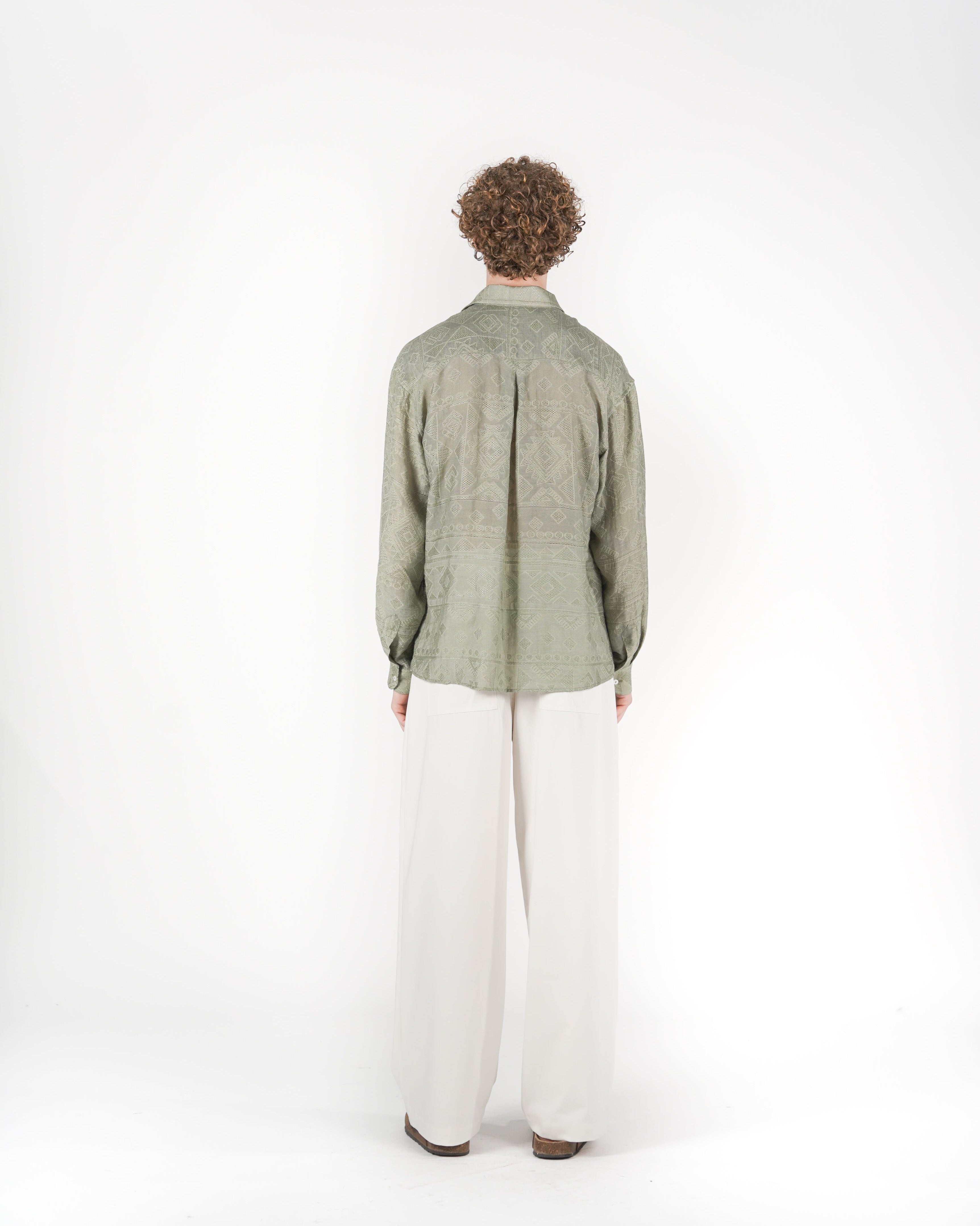 Camicia fillen M/L verde