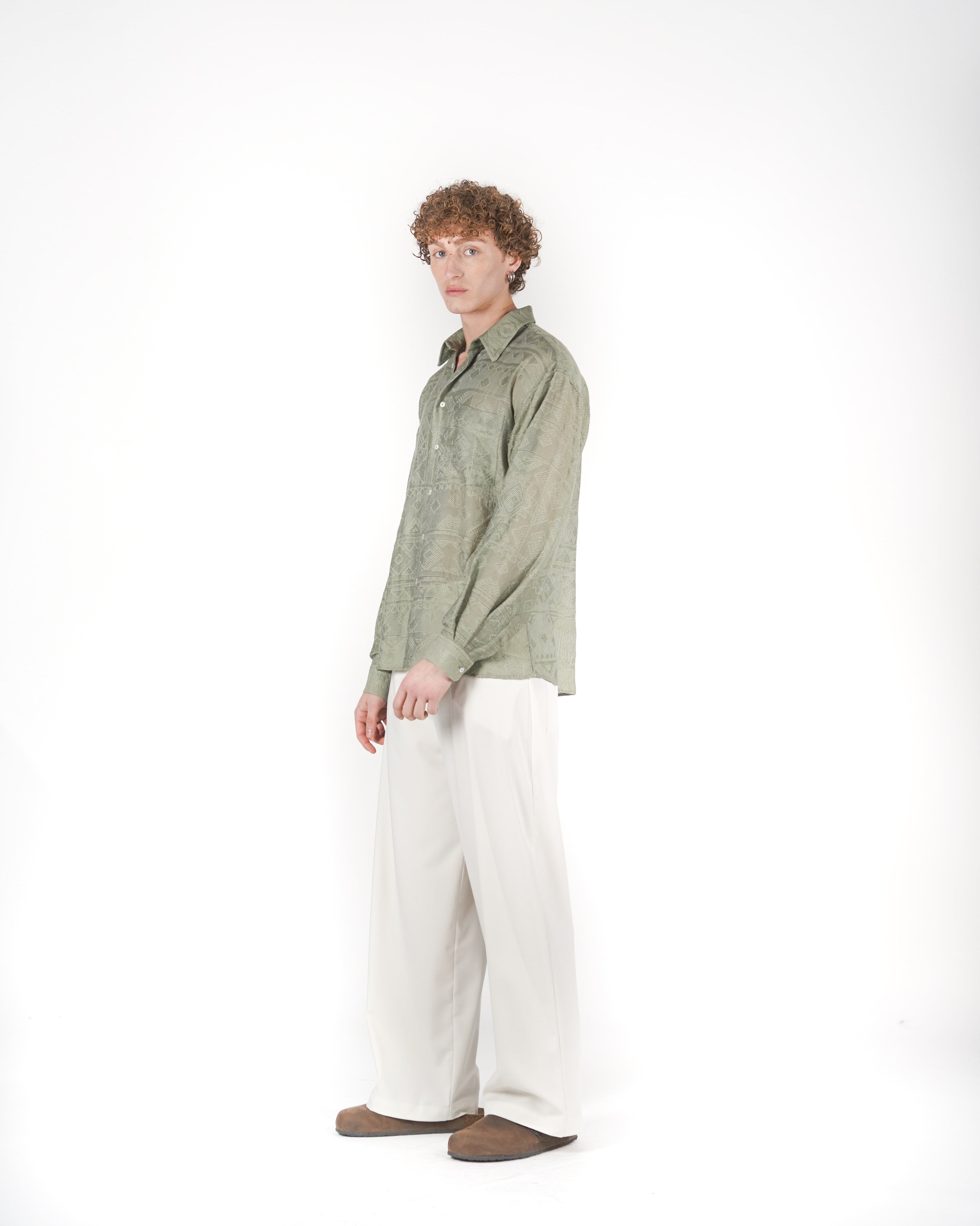 Camicia fillen M/L verde