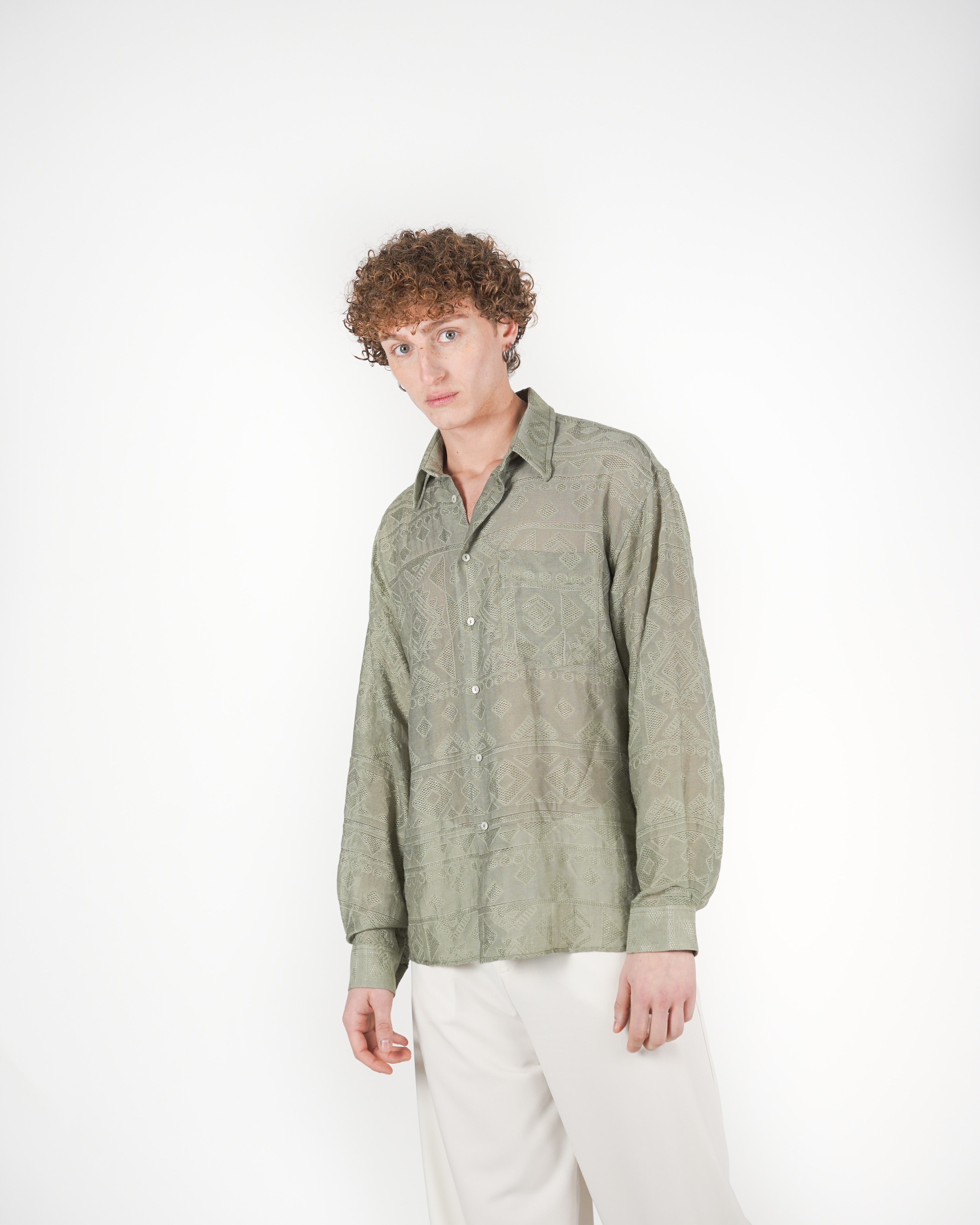 Camicia fillen M/L verde