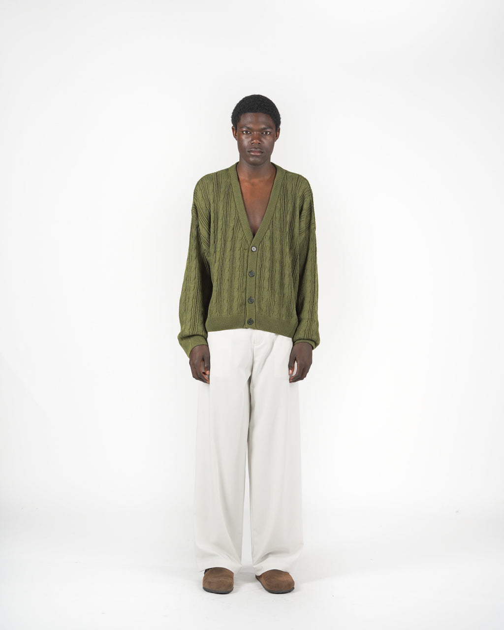 Cardigan verde