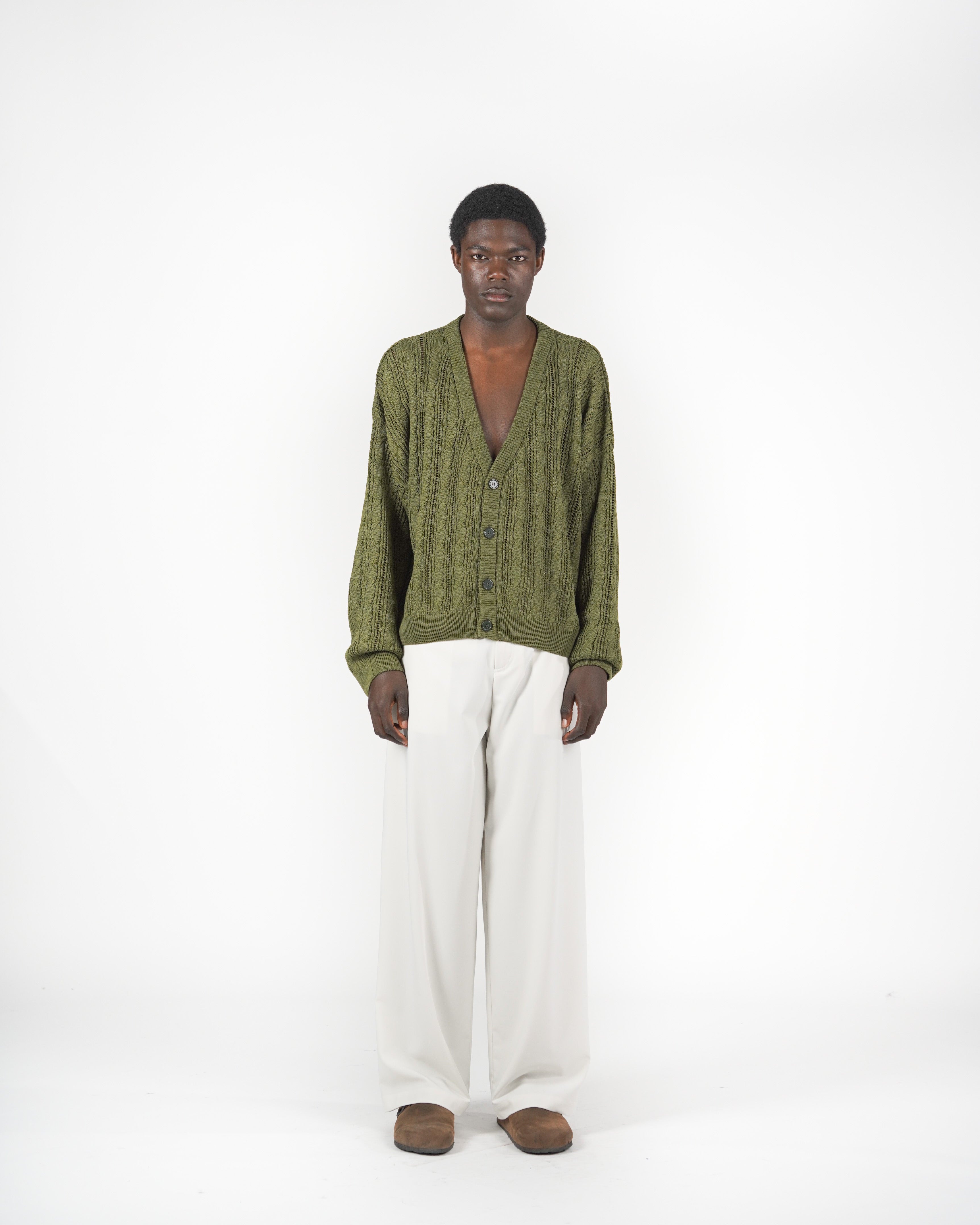 Cardigan verde