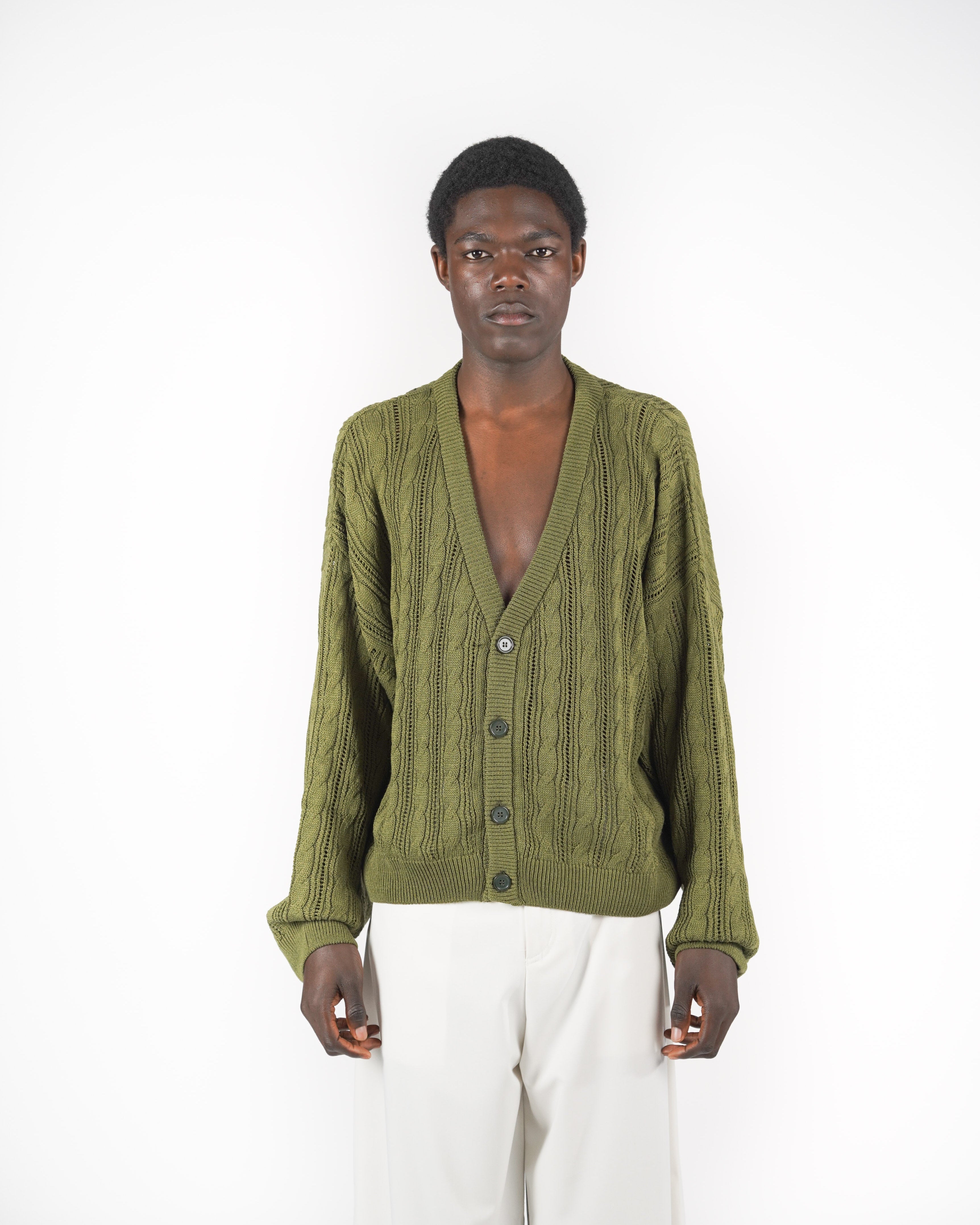 Cardigan verde