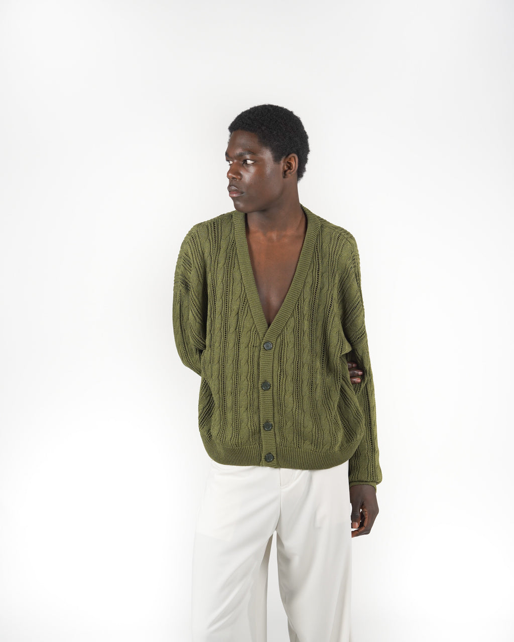 Cardigan verde