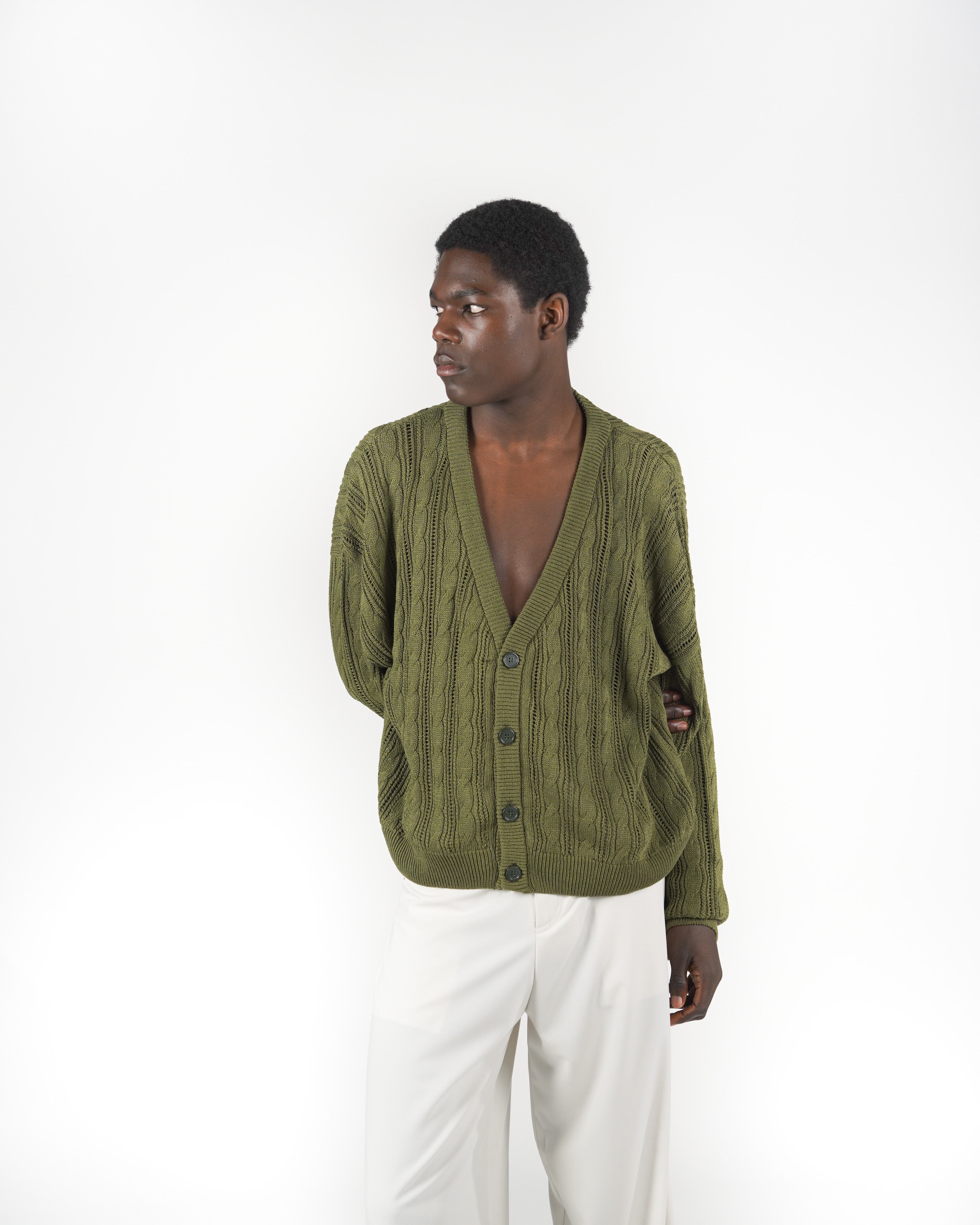 Cardigan verde
