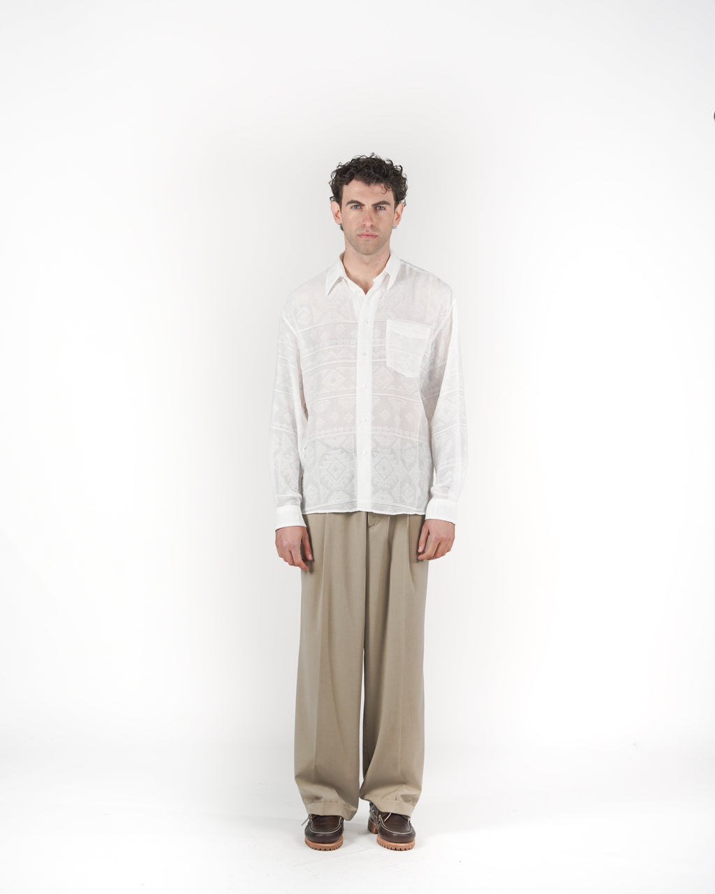 Camicia fillen M/L bianca