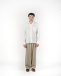 Pantalone loose fit beige