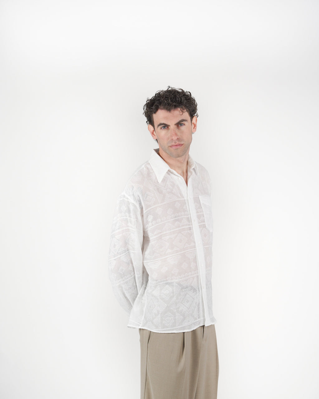 Camicia fillen M/L bianca