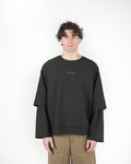 Longsleeve doppia manica nera