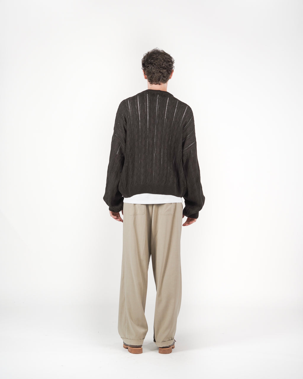 Cardigan marrone