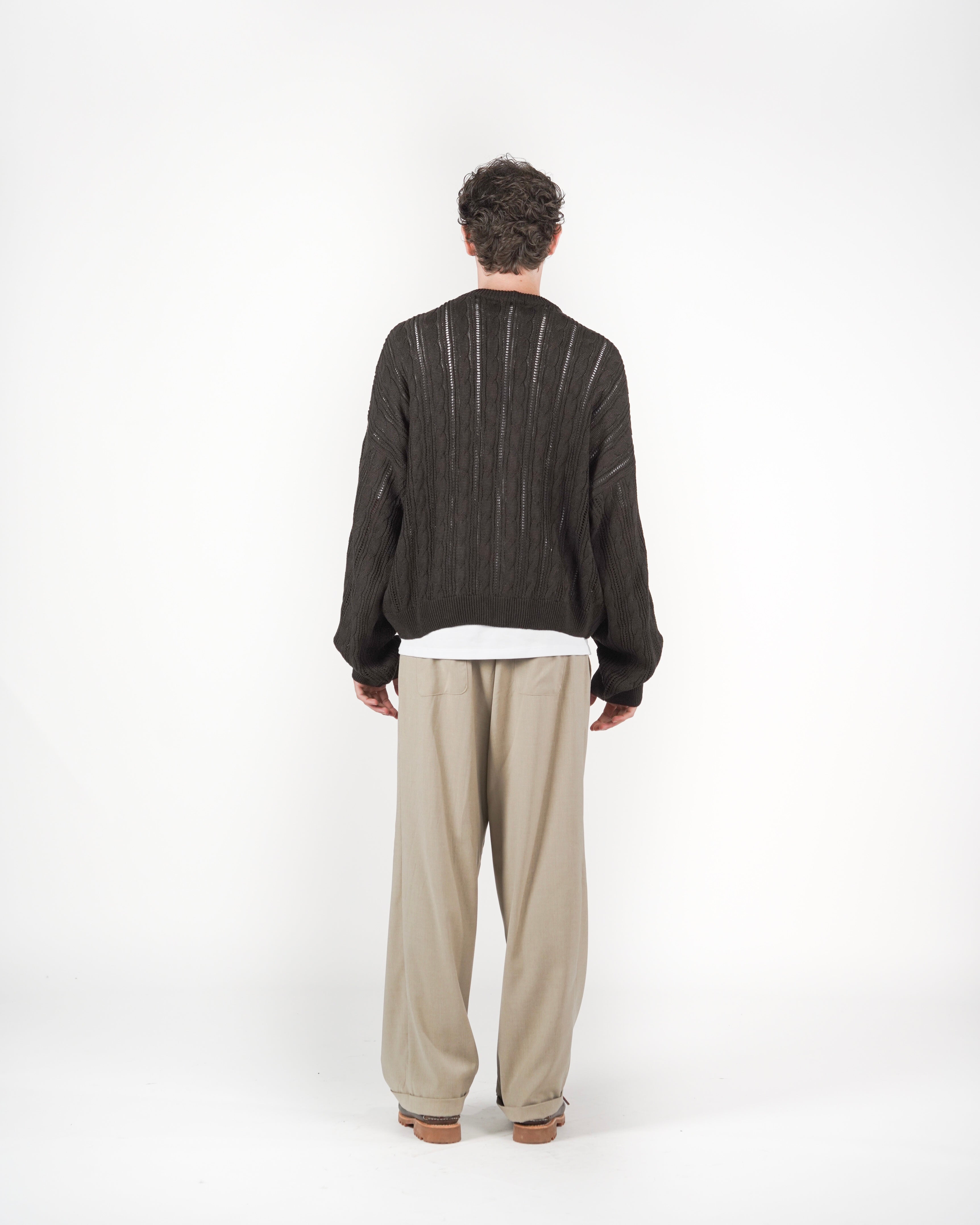 Cardigan marrone