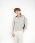Camicia con tasche grigia