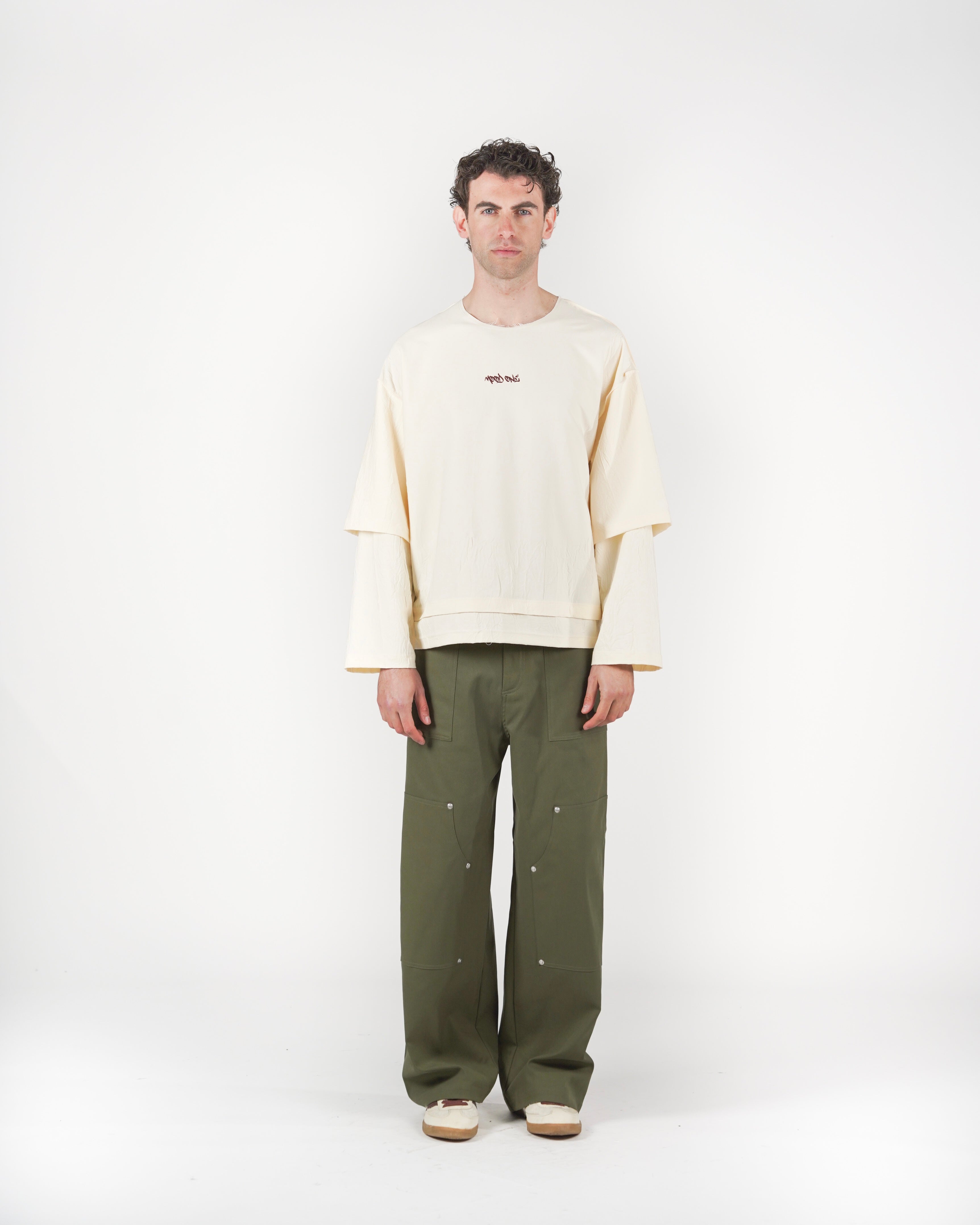 Longsleeve doppia manica bianca