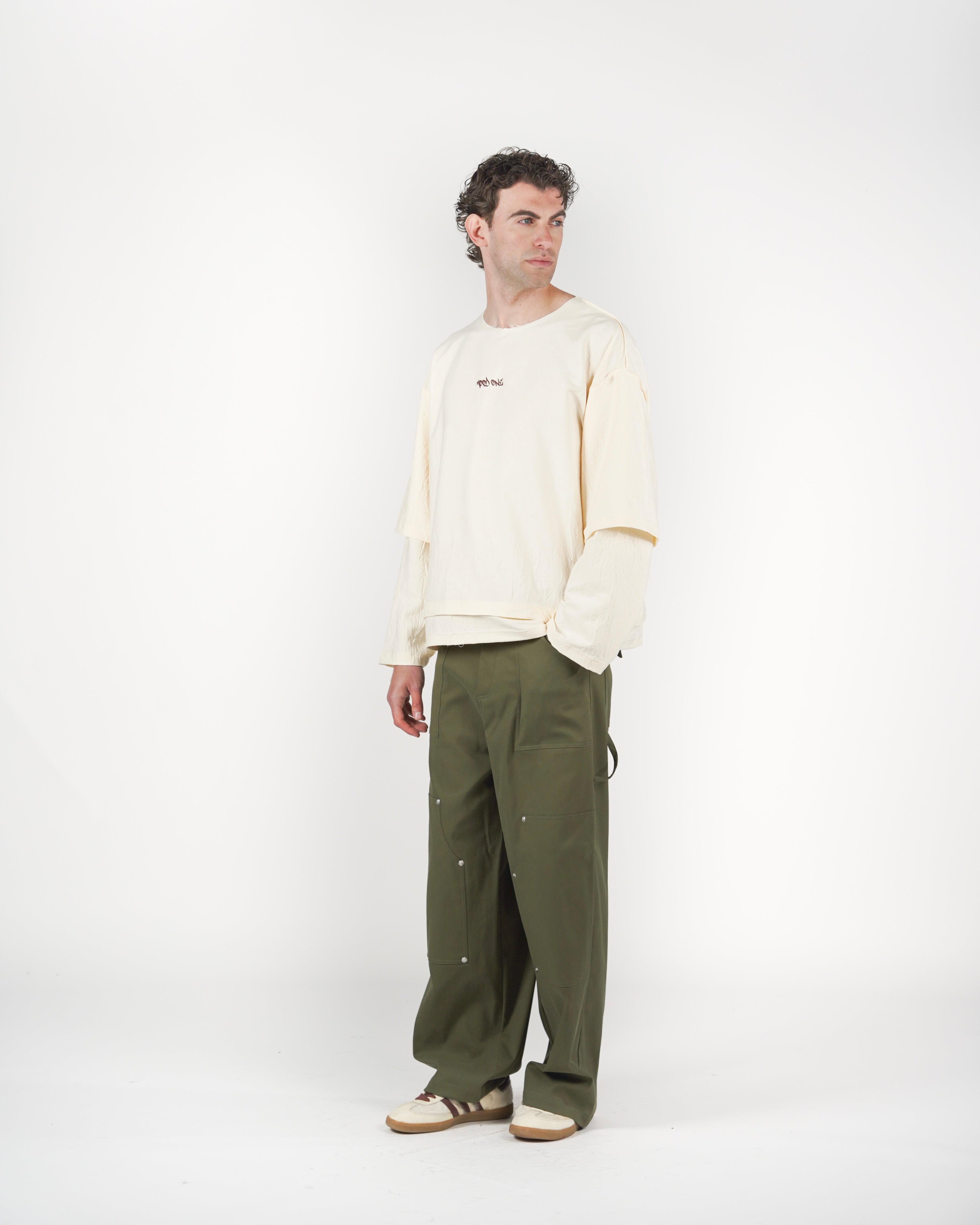 Longsleeve doppia manica bianca