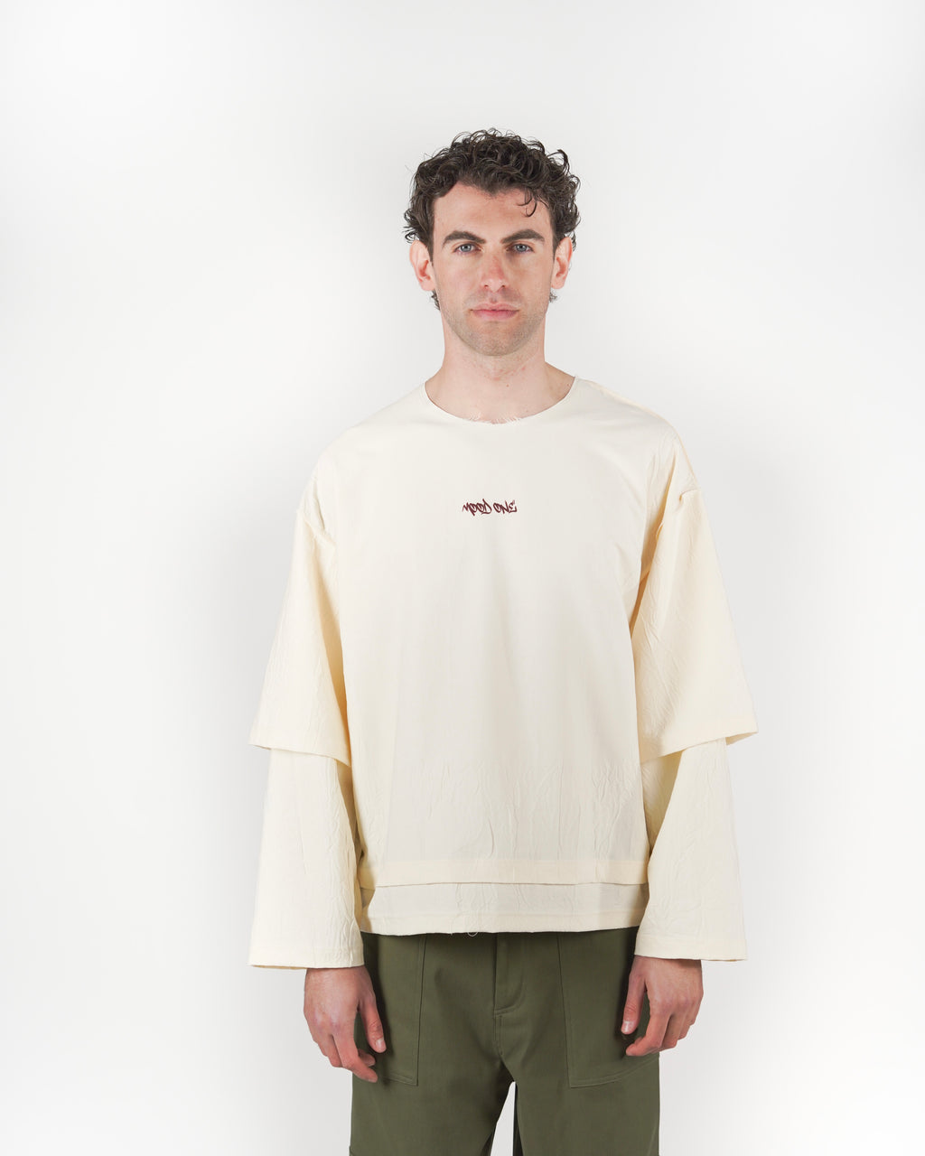 Longsleeve doppia manica bianca