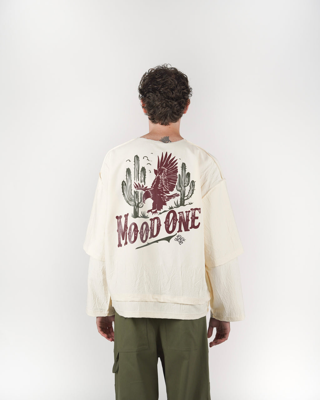 Longsleeve doppia manica bianca