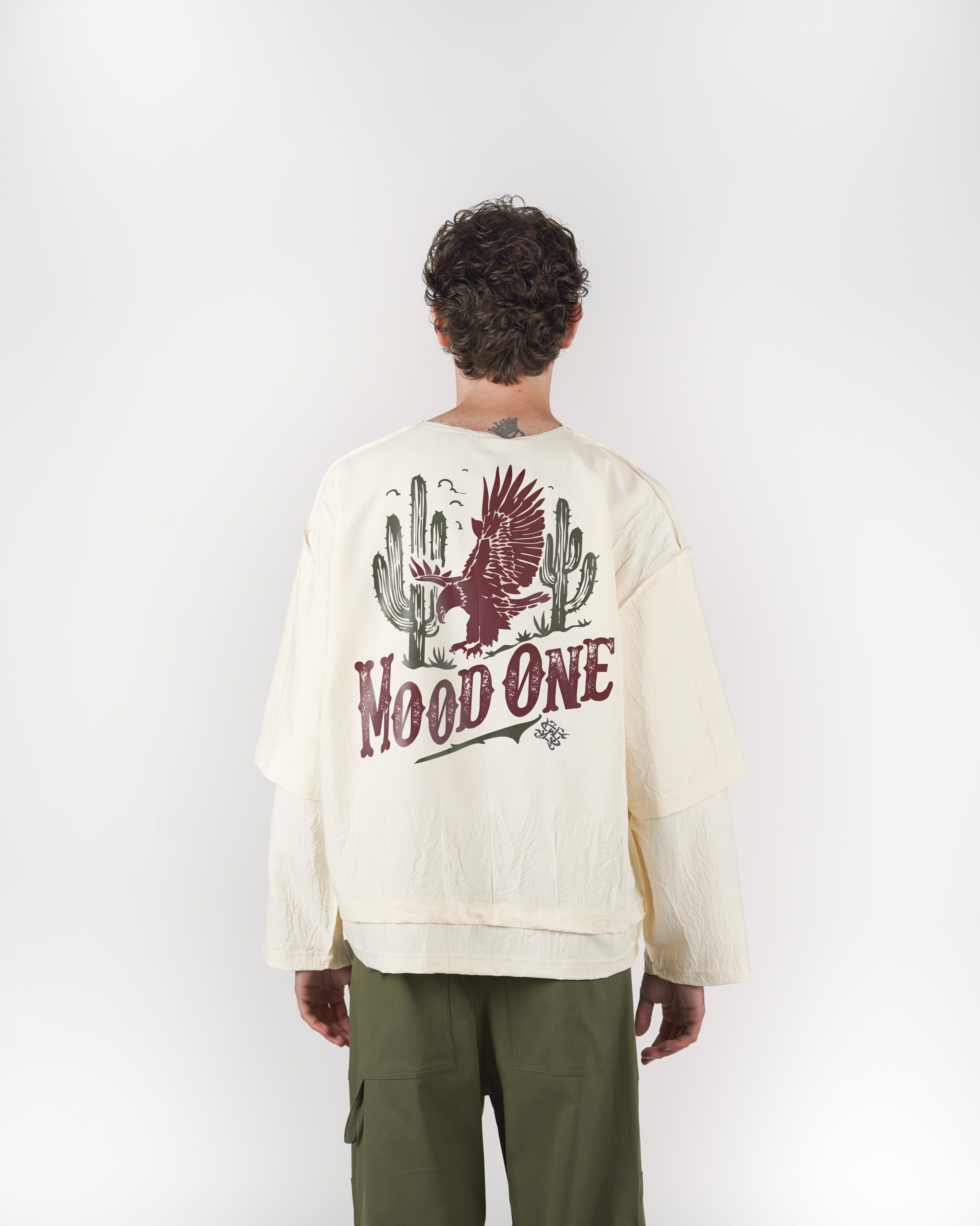 Longsleeve doppia manica bianca