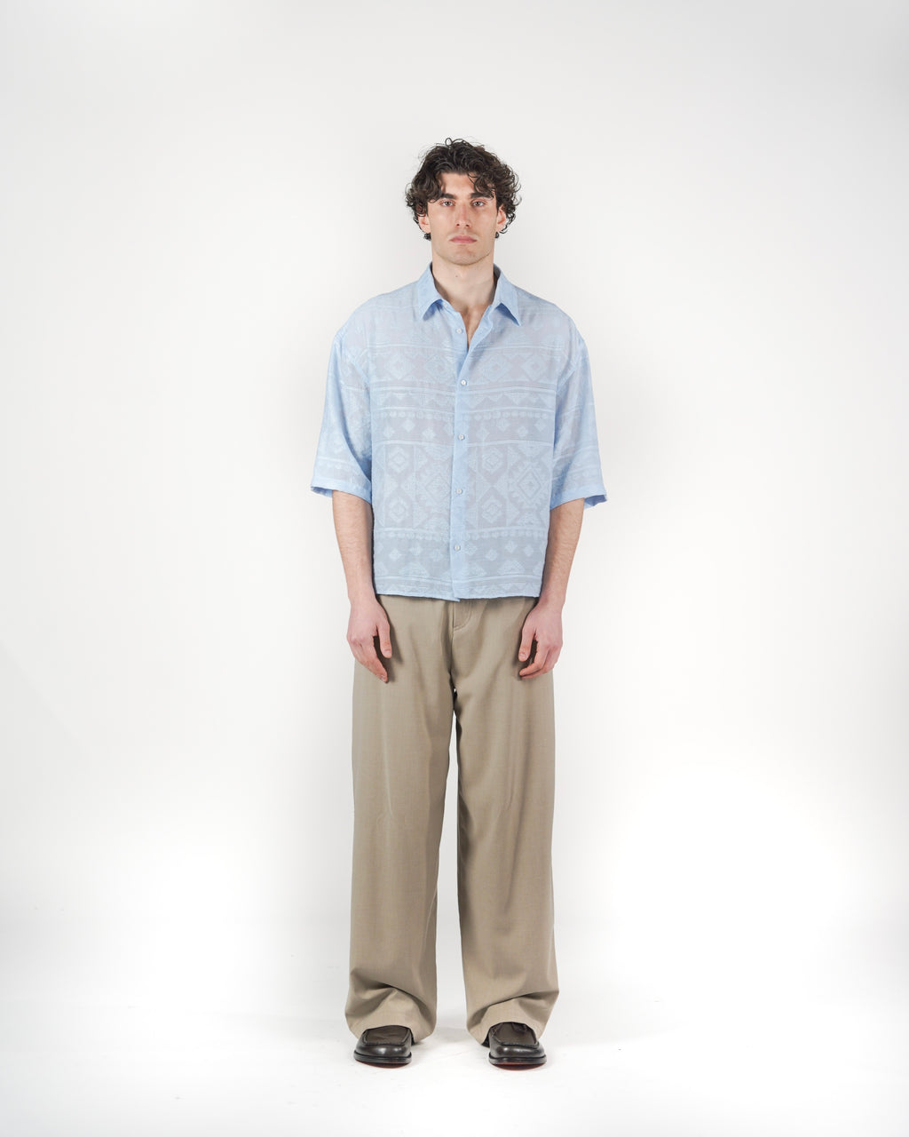 Camicia Fillen M/C azzurra