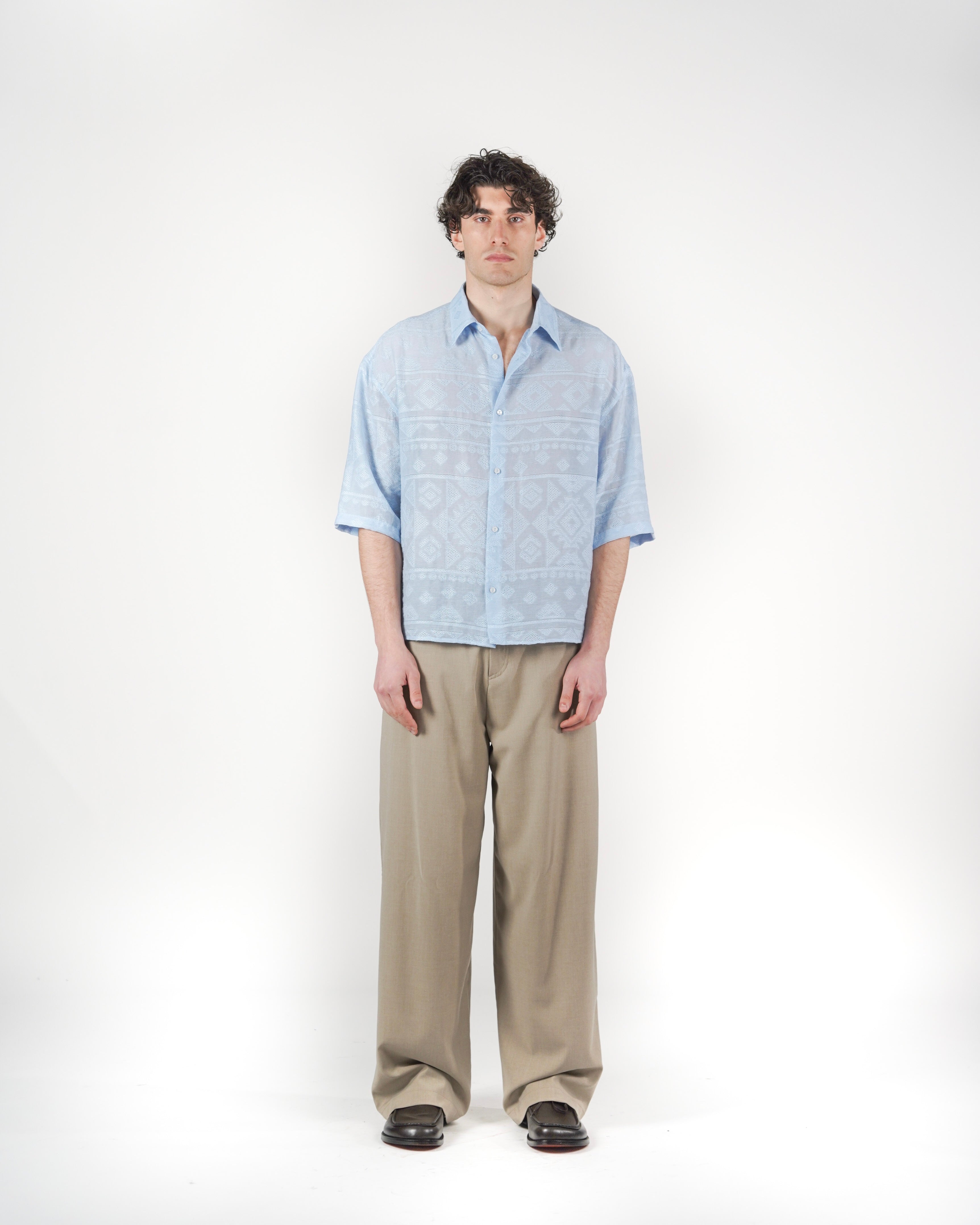 Camicia Fillen M/C azzurra