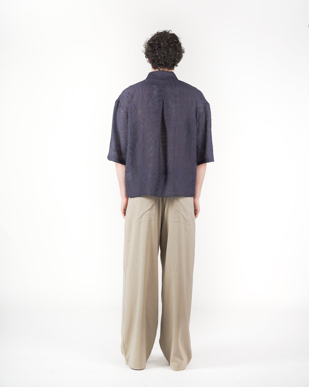 Camicia fillen M/C blu