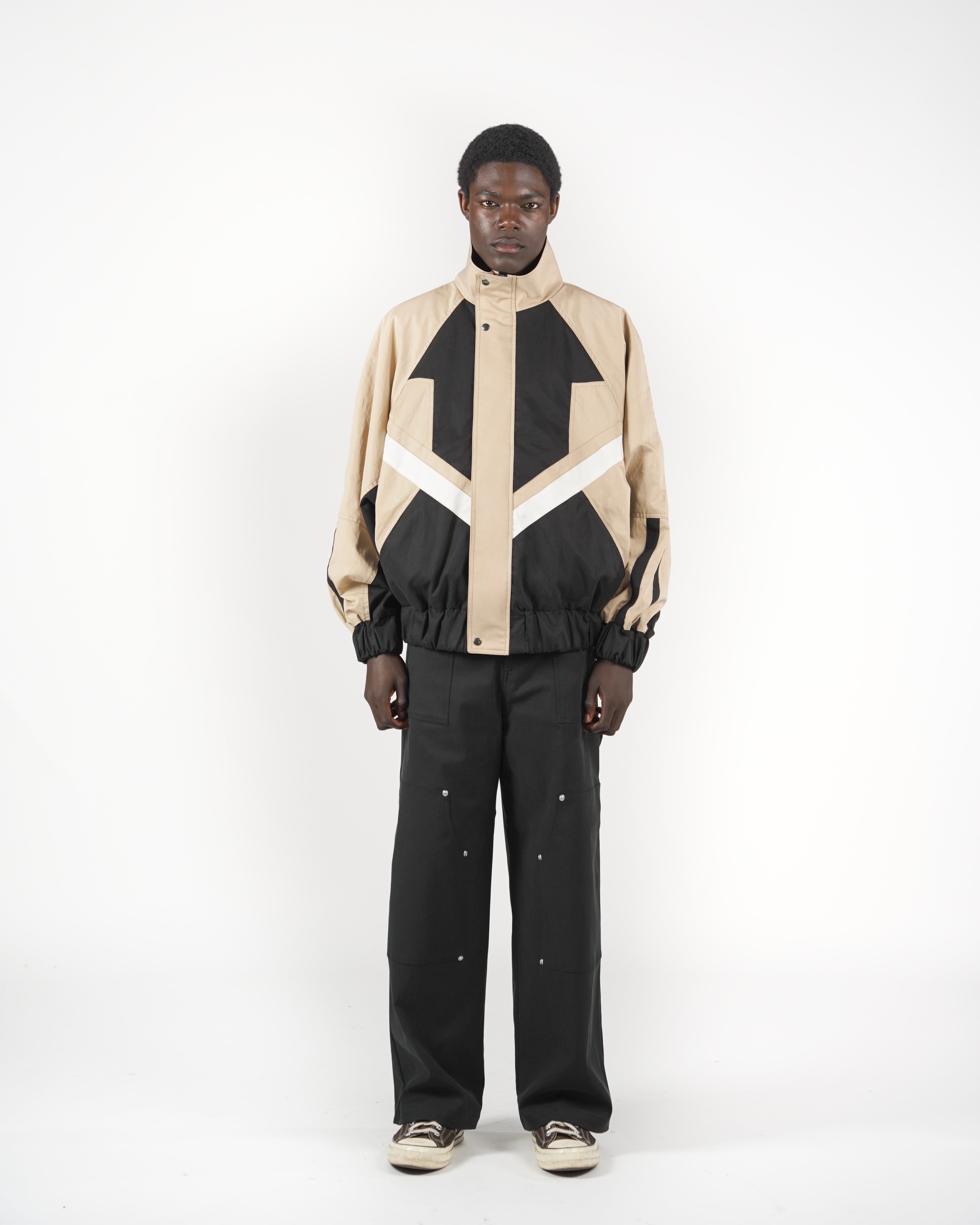 Giacca beige/nera