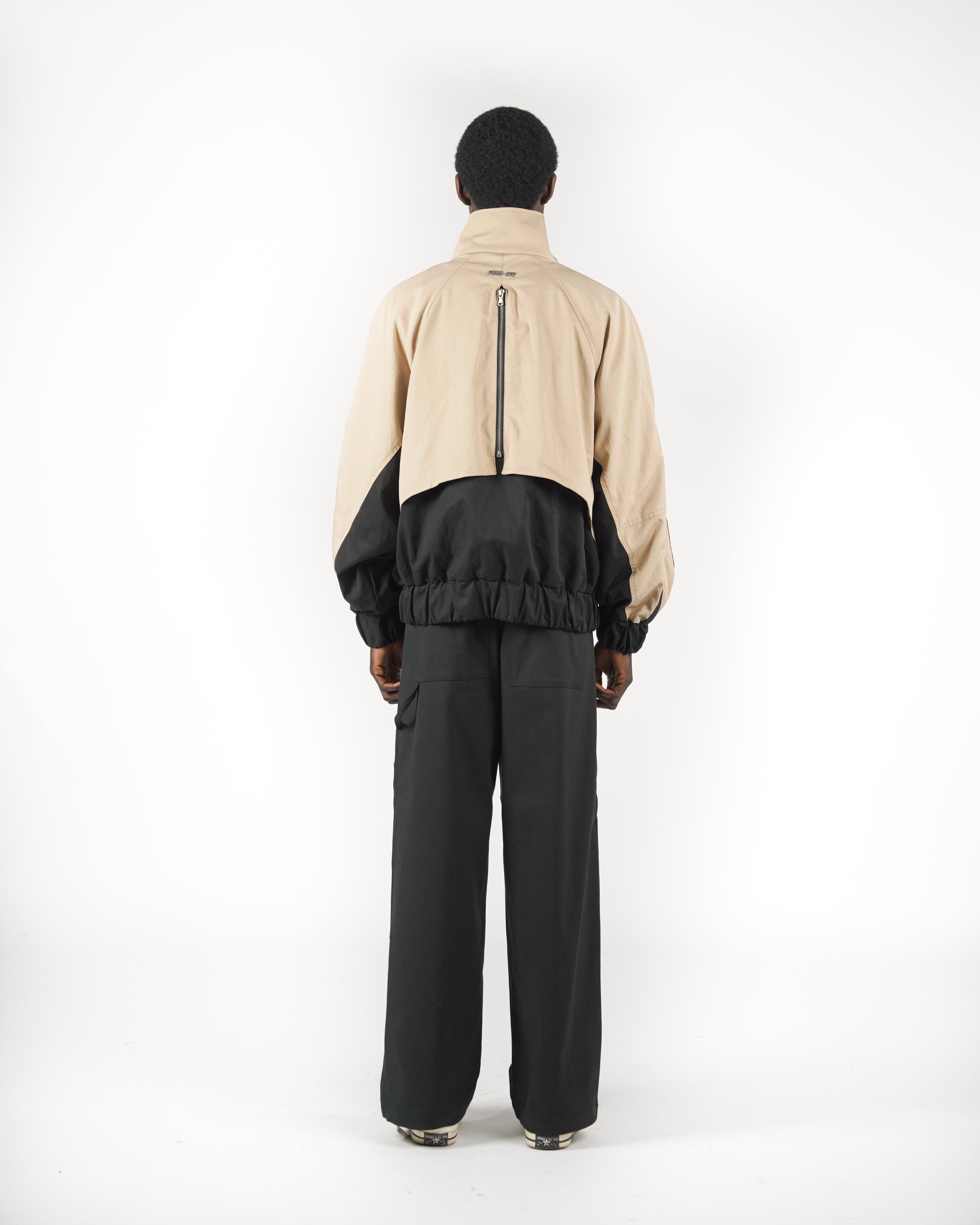 Giacca beige/nera