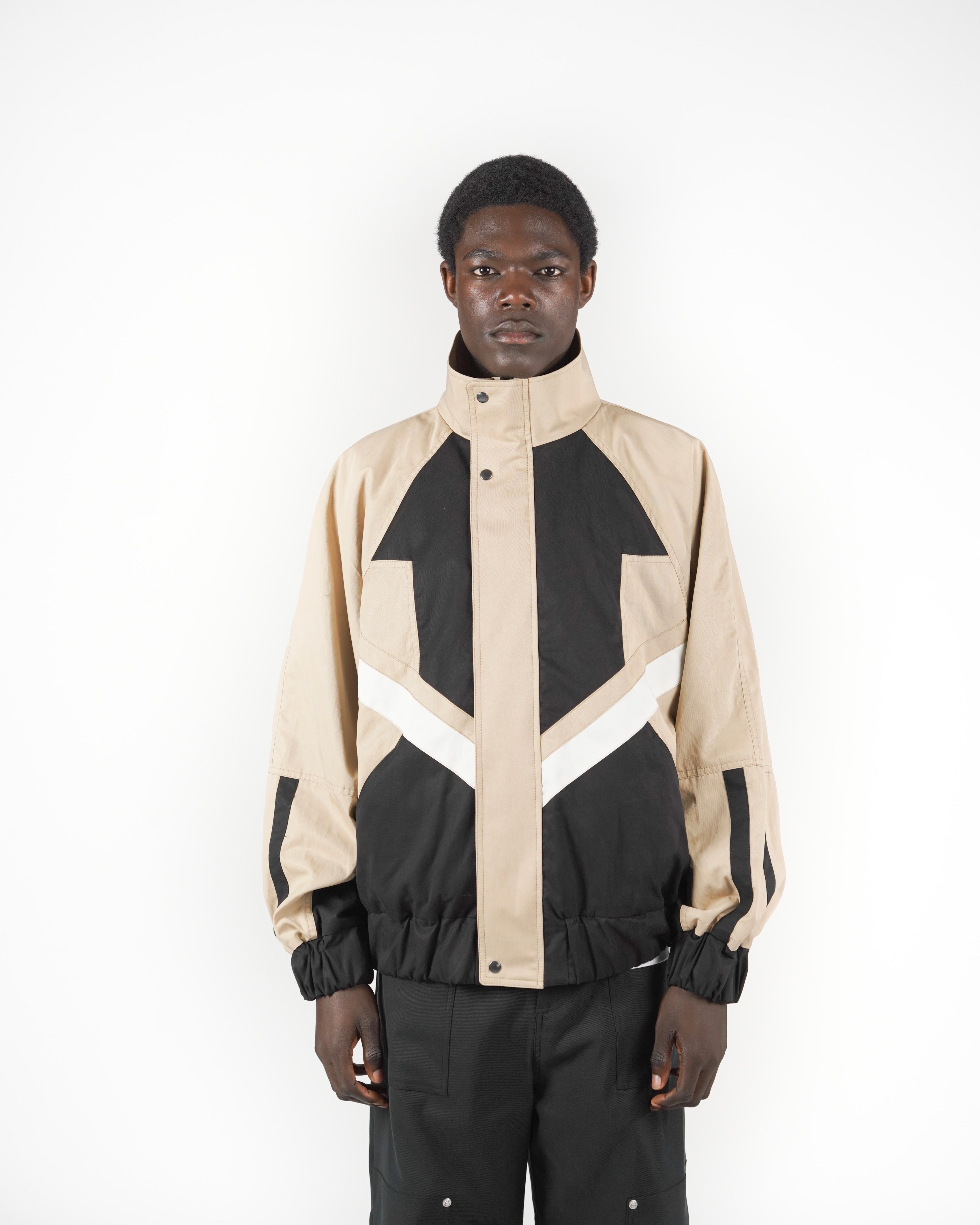 Giacca beige/nera