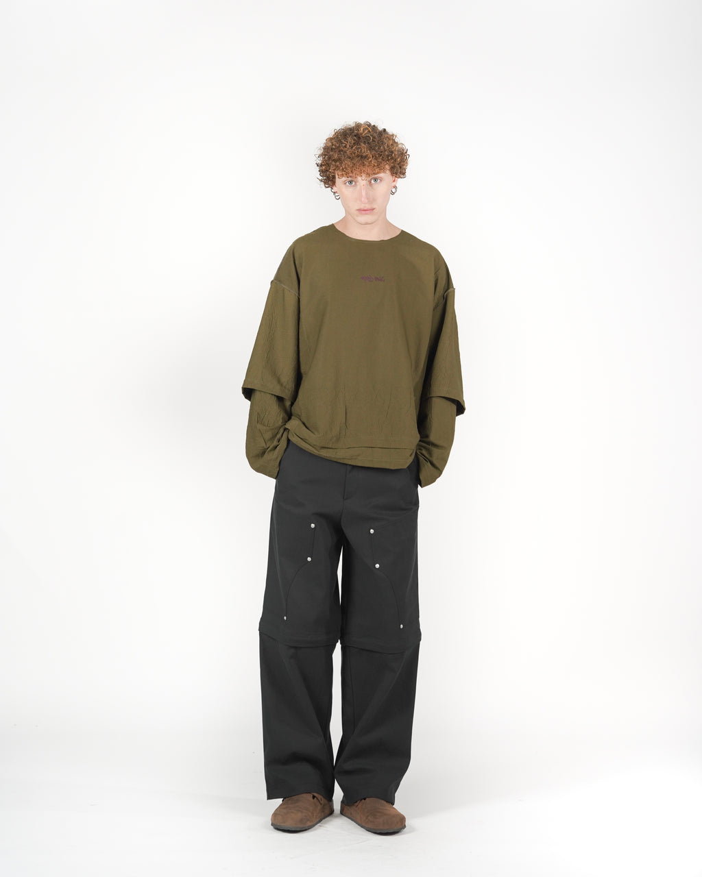 Longsleeve doppia manica verde