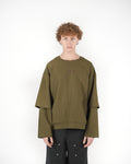 Longsleeve doppia manica verde