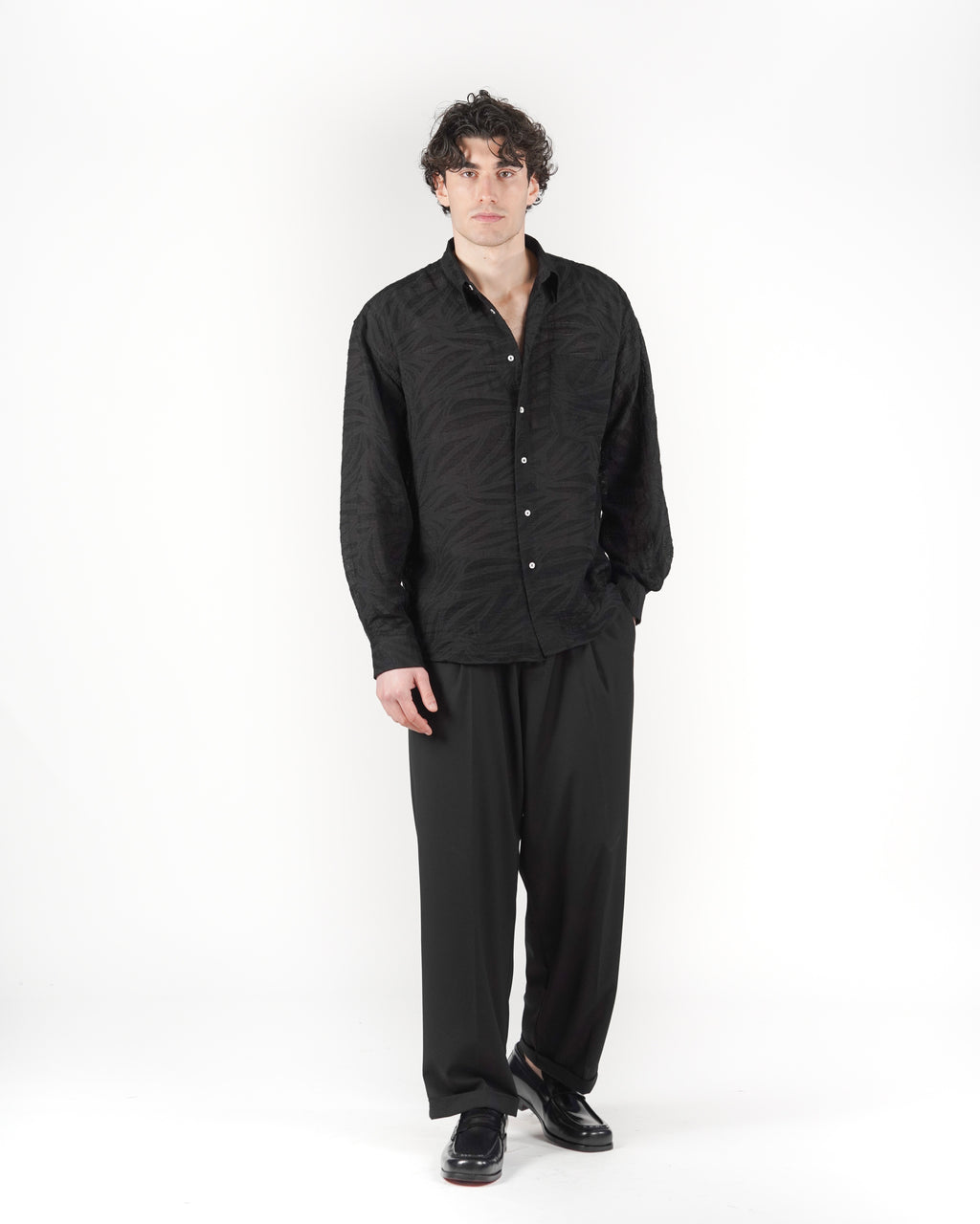 Camicia fillen M/L nera