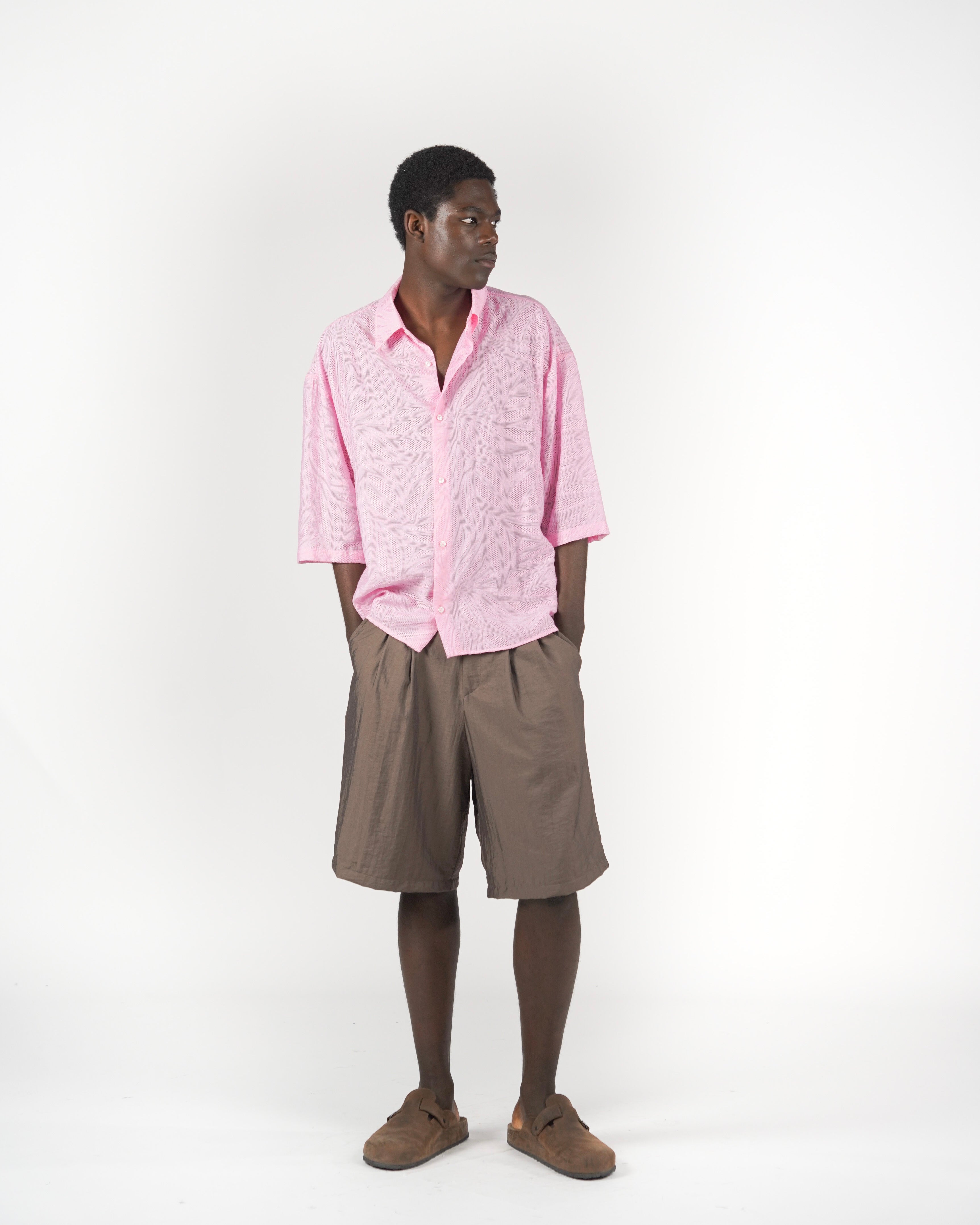 Bermuda nylon marrone