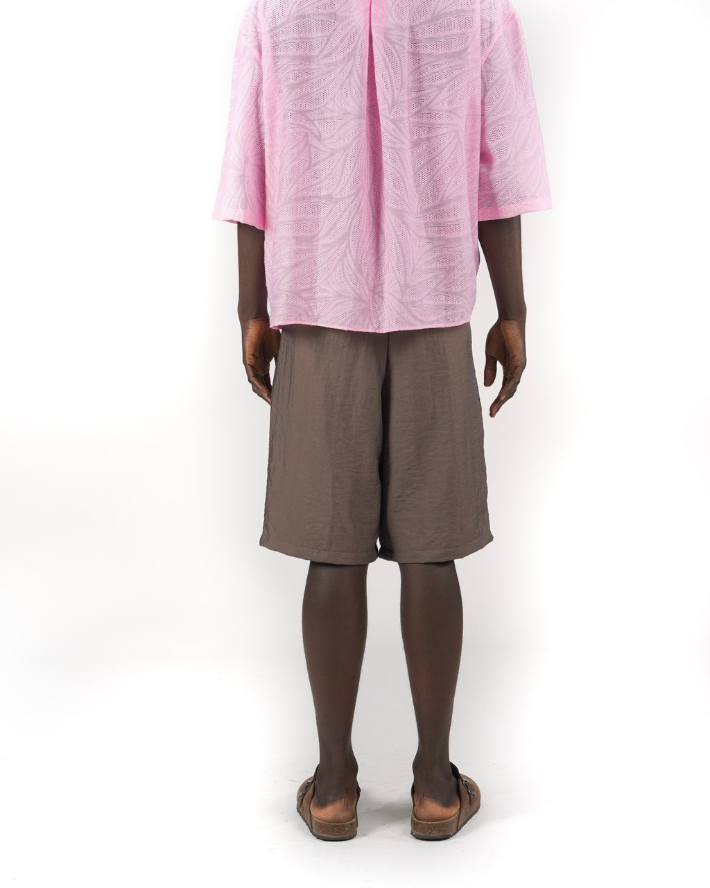 Bermuda nylon marrone