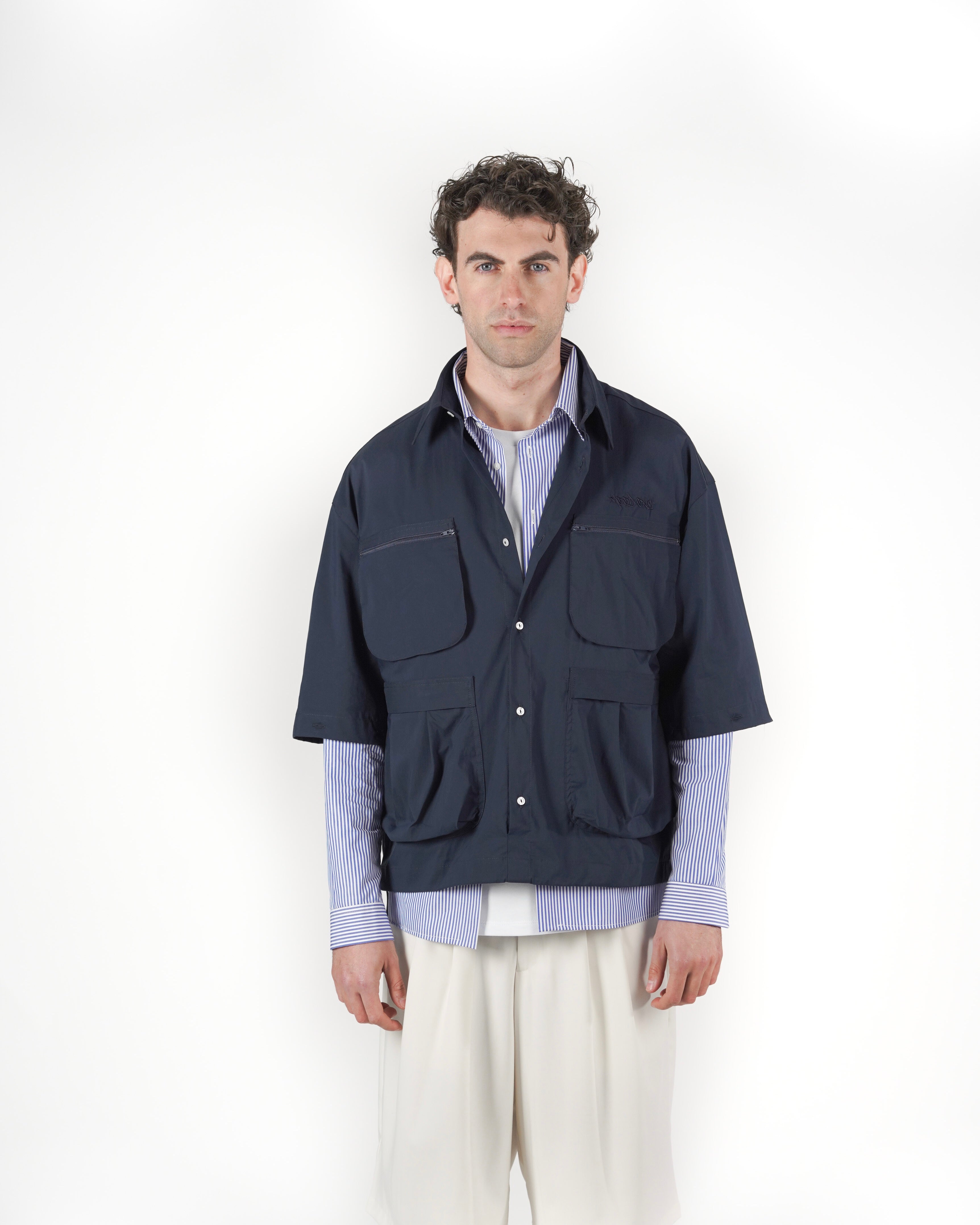 Camicia 2IN1 blu