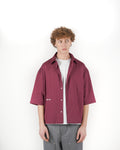 Camicia boxy M/C rossa