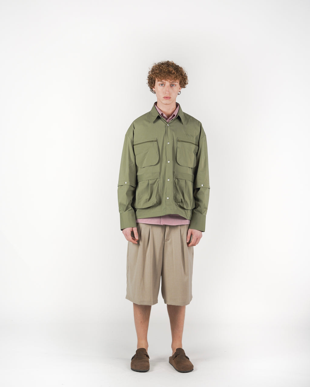 Camicia 2IN1 verde