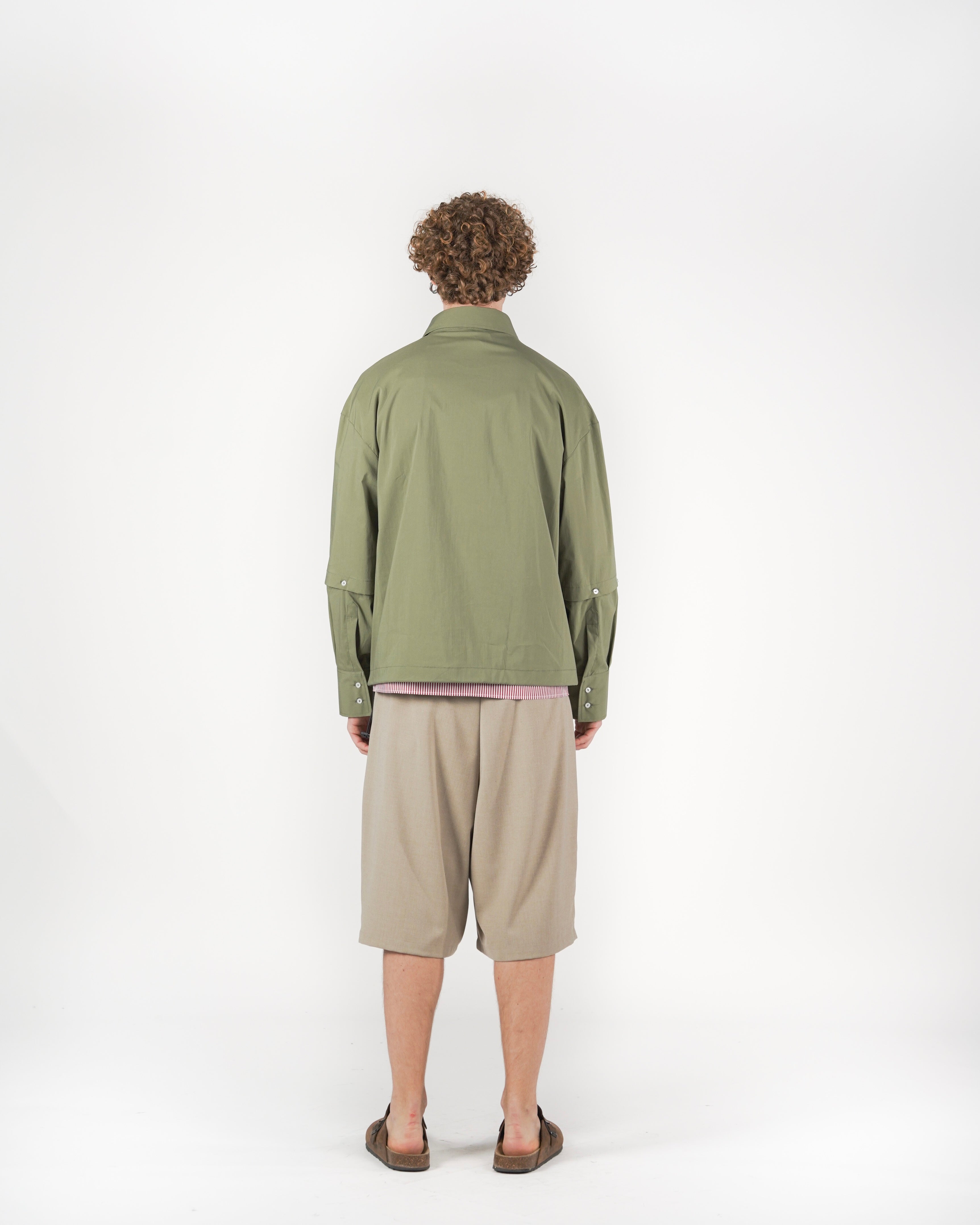 Camicia 2IN1 verde