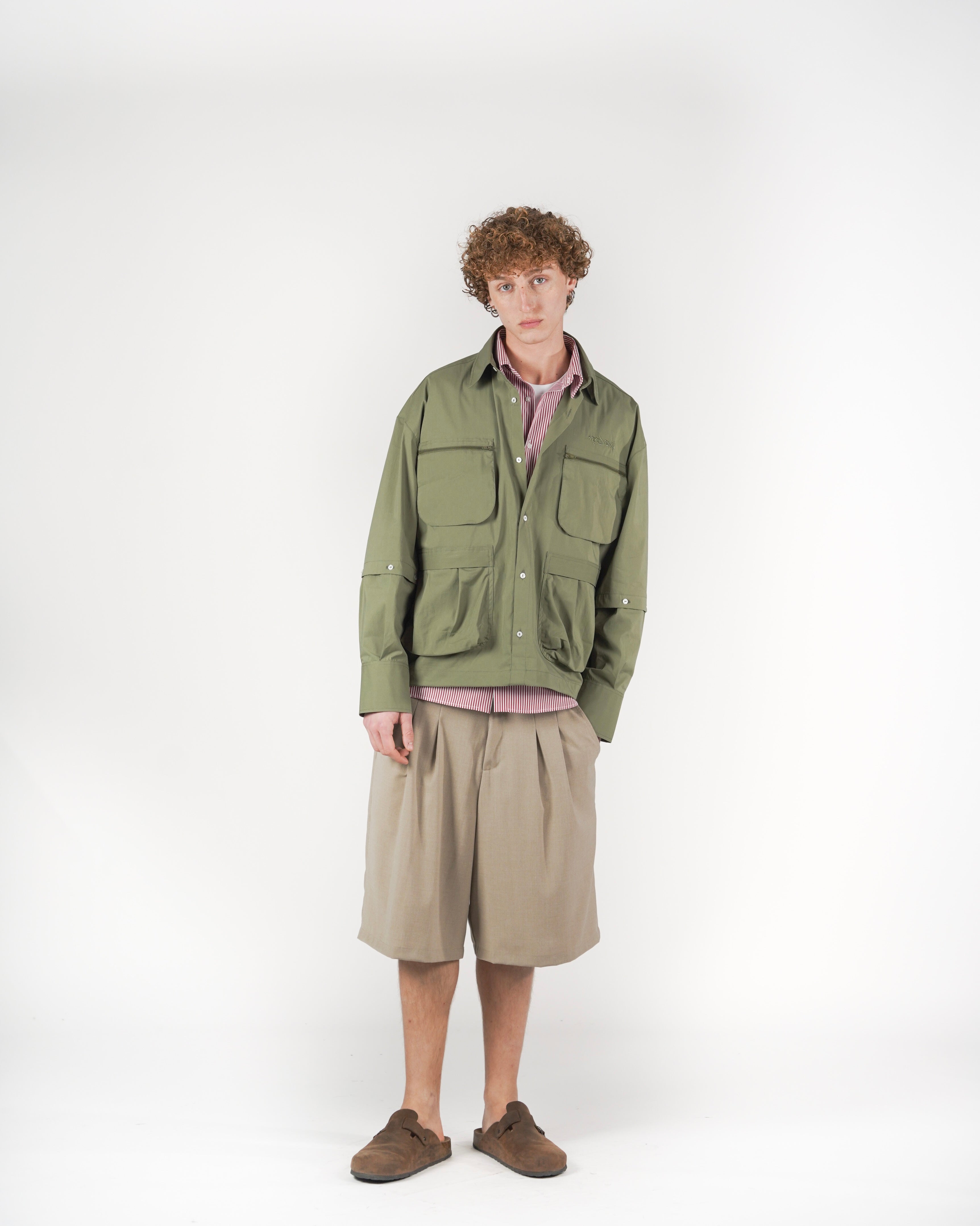 Camicia 2IN1 verde