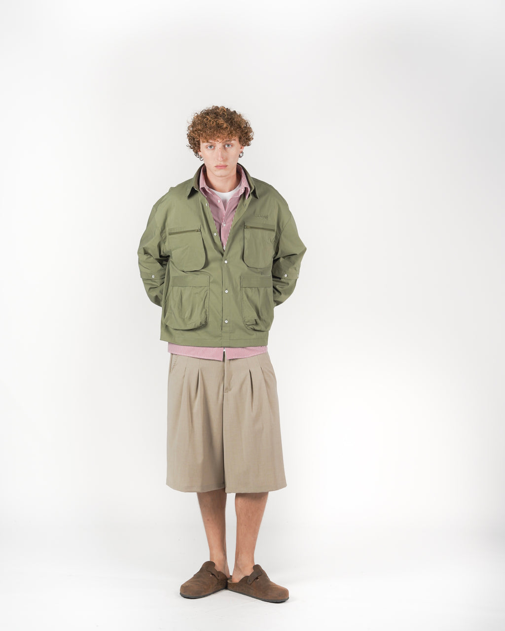 Camicia 2IN1 verde